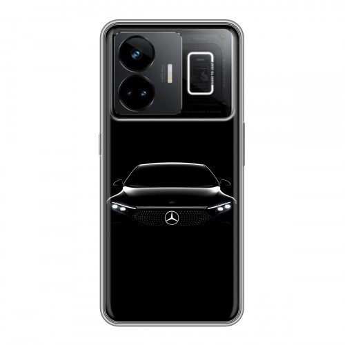 Дизайнерский силиконовый с усиленными углами чехол для Realme GT3 Mercedes Мерседес