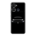 Дизайнерский пластиковый чехол для Itel P40 Mercedes Мерседес