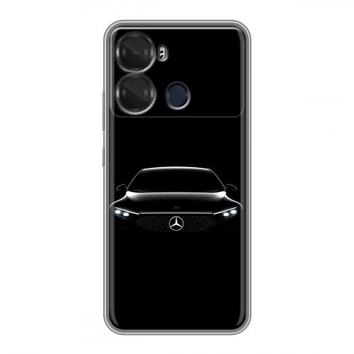 Дизайнерский пластиковый чехол для Itel P40 Mercedes Мерседес