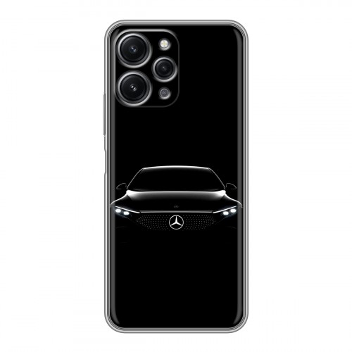 Дизайнерский пластиковый чехол для Xiaomi RedMi 12 Mercedes Мерседес