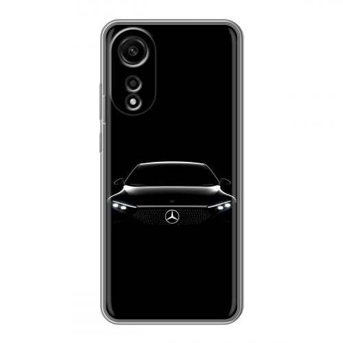 Дизайнерский пластиковый чехол для OPPO A78 4G Mercedes Мерседес
