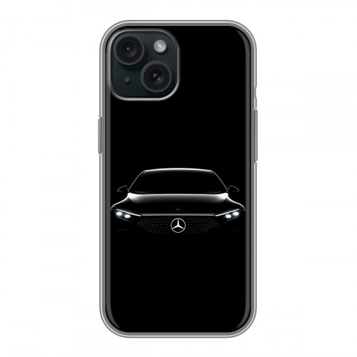 Дизайнерский пластиковый чехол для Iphone 15 Mercedes Мерседес