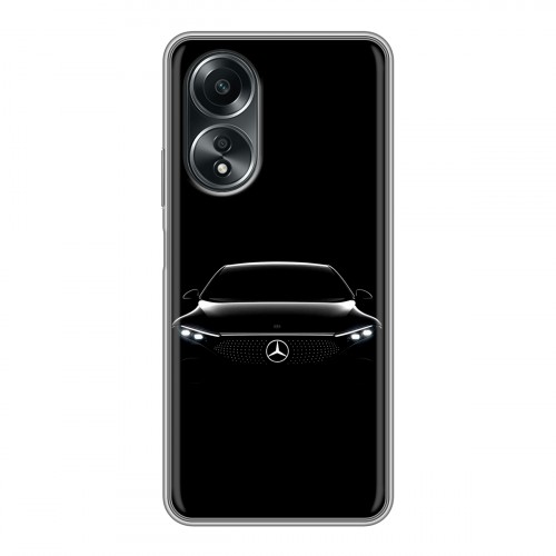 Дизайнерский силиконовый чехол для OPPO A58 4G Mercedes Мерседес