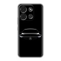 Дизайнерский силиконовый чехол для Itel A60s Mercedes Мерседес