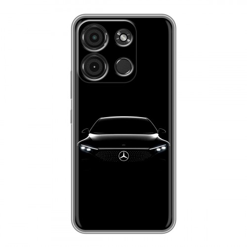 Дизайнерский силиконовый чехол для Itel A60s Mercedes Мерседес