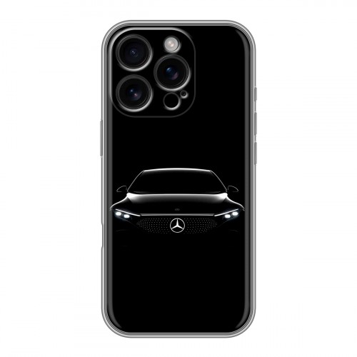 Дизайнерский пластиковый чехол для Iphone 16 Pro Mercedes Мерседес