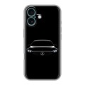 Дизайнерский силиконовый чехол для Iphone 16 Plus Mercedes Мерседес