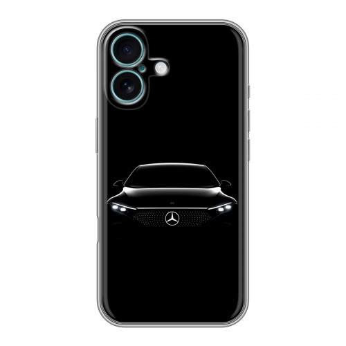 Дизайнерский силиконовый чехол для Iphone 16 Plus Mercedes Мерседес