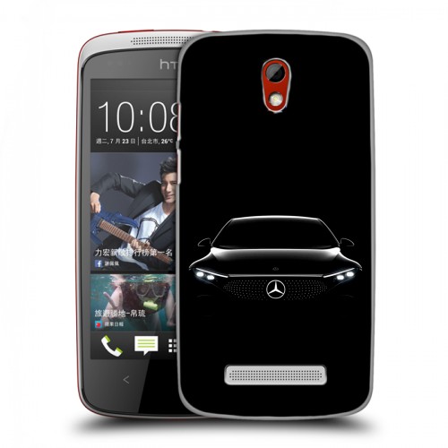 Дизайнерский пластиковый чехол для HTC Desire 500 Mercedes Мерседес