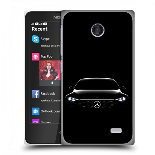 Дизайнерский пластиковый чехол для Nokia X Mercedes Мерседес