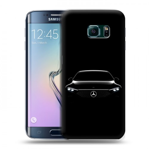 Дизайнерский силиконовый чехол для Samsung Galaxy S6 Edge Mercedes Мерседес