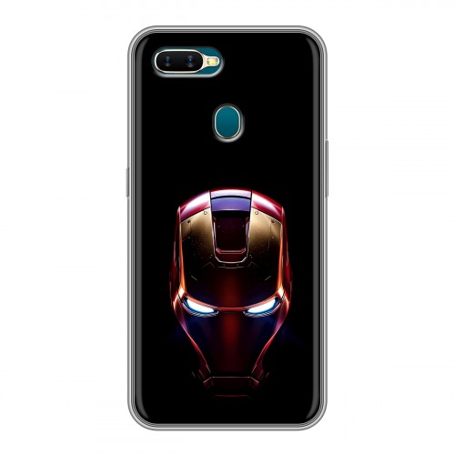 Дизайнерский силиконовый чехол для OPPO AX7 IronMan Железный человек