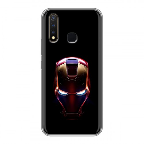 Дизайнерский силиконовый чехол для Vivo Y19 IronMan Железный человек