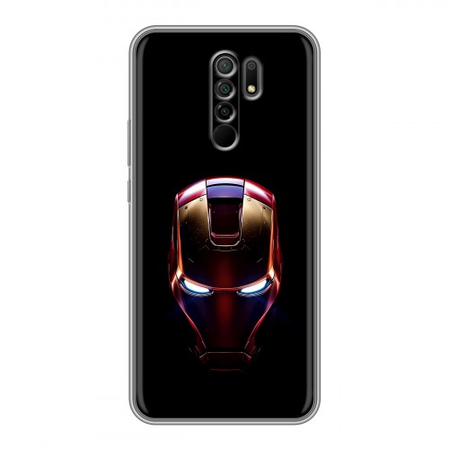 Дизайнерский силиконовый чехол для Xiaomi RedMi 9 IronMan Железный человек