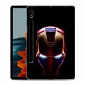 Дизайнерский силиконовый чехол для Samsung Galaxy Tab S7 IronMan Железный человек