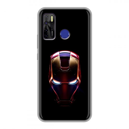 Дизайнерский силиконовый чехол для Tecno Camon 15 IronMan Железный человек