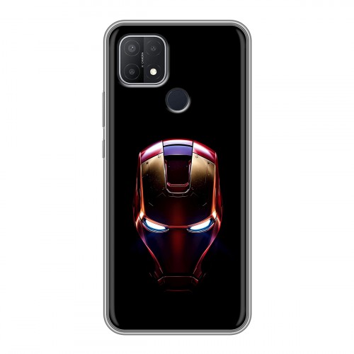 Дизайнерский силиконовый чехол для OPPO A15 IronMan Железный человек