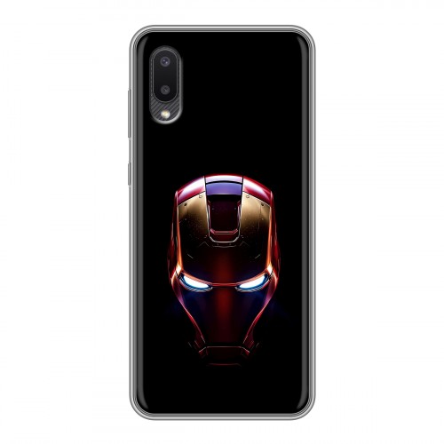 Дизайнерский силиконовый чехол для Samsung Galaxy A02 IronMan Железный человек