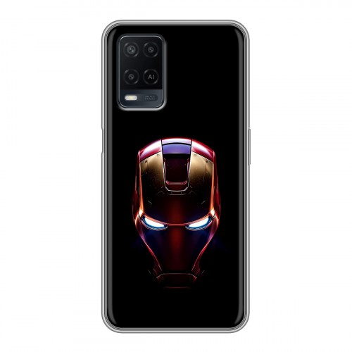 Дизайнерский силиконовый чехол для OPPO A54 IronMan Железный человек
