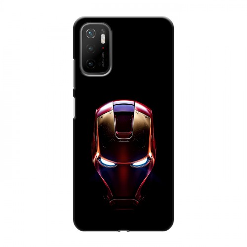 Дизайнерский силиконовый чехол для Xiaomi Poco M3 Pro IronMan Железный человек