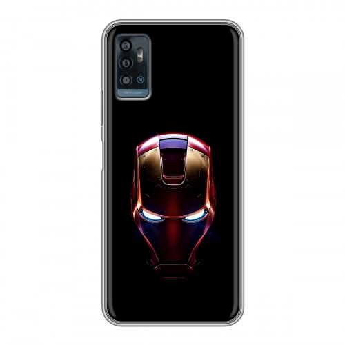 Дизайнерский силиконовый чехол для ZTE Blade A71 IronMan Железный человек