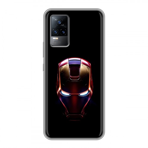 Дизайнерский силиконовый чехол для Vivo V21e IronMan Железный человек
