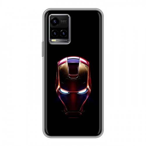 Дизайнерский силиконовый чехол для Vivo Y33s IronMan Железный человек
