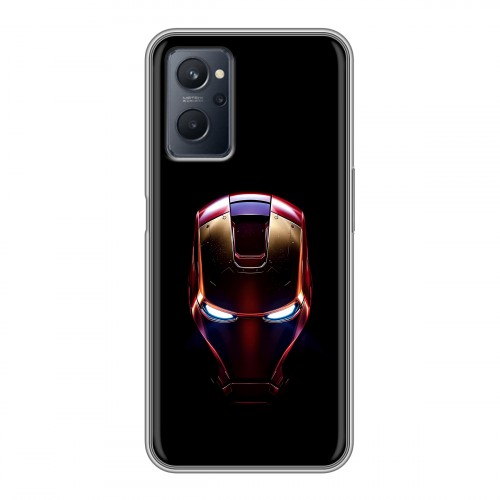 Дизайнерский силиконовый чехол для Realme 9i IronMan Железный человек