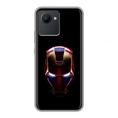 Дизайнерский силиконовый чехол для Realme C30 IronMan Железный человек