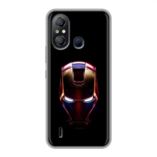 Дизайнерский силиконовый чехол для Itel A49 IronMan Железный человек
