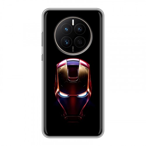 Дизайнерский силиконовый с усиленными углами чехол для Huawei Mate 50 IronMan Железный человек