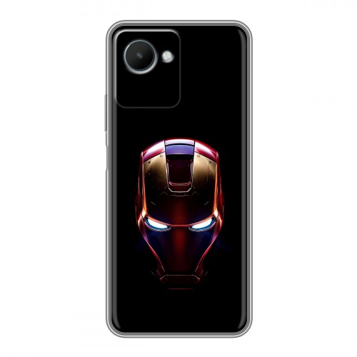 Дизайнерский силиконовый чехол для Realme C30s IronMan Железный человек