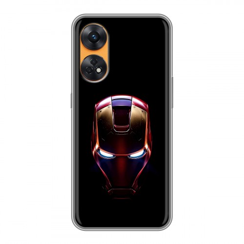 Дизайнерский силиконовый чехол для OPPO Reno8 T IronMan Железный человек