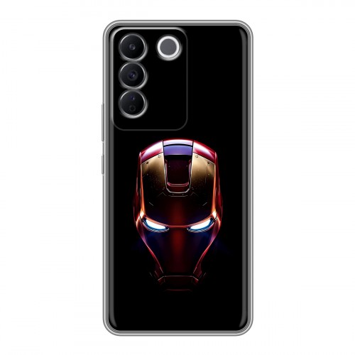 Дизайнерский силиконовый чехол для Vivo V27e IronMan Железный человек