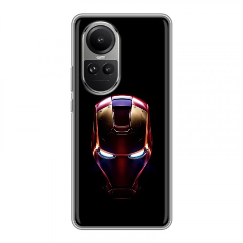 Дизайнерский силиконовый чехол для OPPO Reno10 IronMan Железный человек