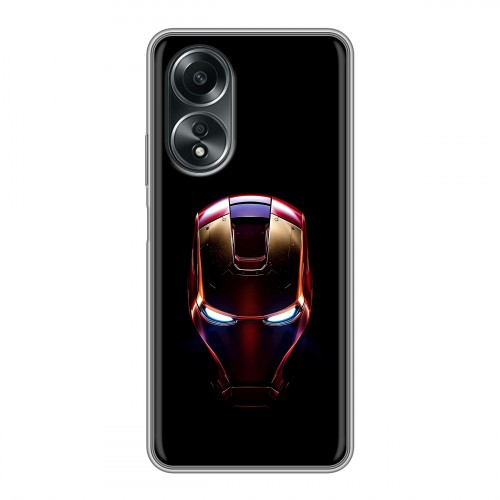Дизайнерский пластиковый чехол для OPPO A58 4G IronMan Железный человек