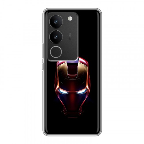 Дизайнерский силиконовый с усиленными углами чехол для Vivo V29 IronMan Железный человек