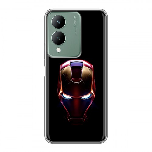 Дизайнерский силиконовый с усиленными углами чехол для Vivo Y17s IronMan Железный человек