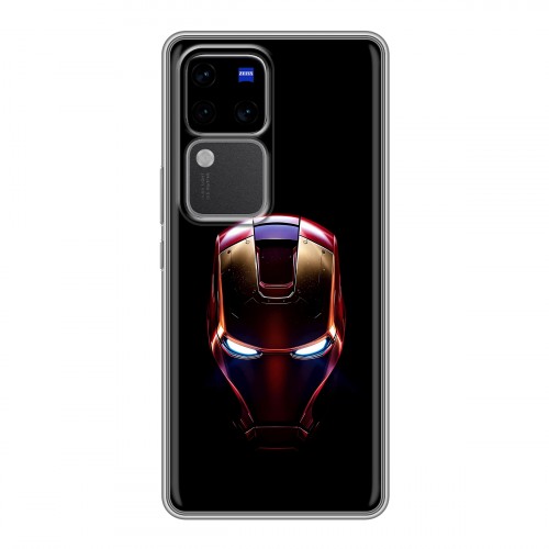 Дизайнерский силиконовый чехол для Vivo V30 Pro IronMan Железный человек