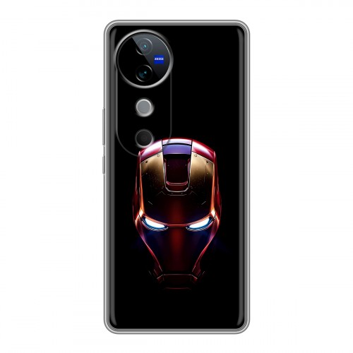 Дизайнерский силиконовый чехол для Vivo V40 5G IronMan Железный человек