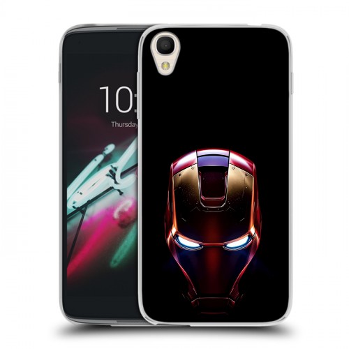 Дизайнерский пластиковый чехол для Alcatel One Touch Idol 3 (4.7) IronMan Железный человек