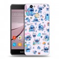 Дизайнерский силиконовый с усиленными углами чехол для Huawei Nova Лило и Стич