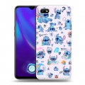 Дизайнерский силиконовый с усиленными углами чехол для OPPO A1k Лило и Стич