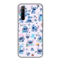 Дизайнерский силиконовый с усиленными углами чехол для Realme 6 Лило и Стич