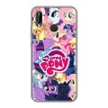 Дизайнерский силиконовый чехол для Huawei P20 Lite My little pony Дружба чудо