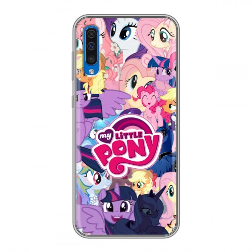 Дизайнерский силиконовый чехол для Samsung Galaxy A50 My little pony Дружба чудо
