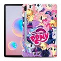 Дизайнерский силиконовый чехол для Samsung Galaxy Tab S6 My little pony Дружба чудо
