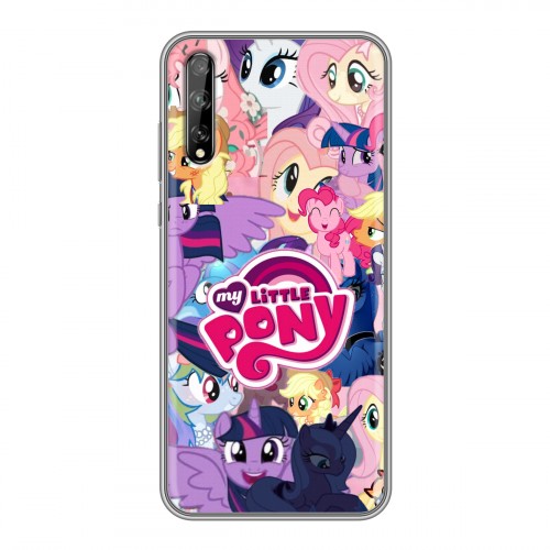 Дизайнерский силиконовый чехол для Huawei Y8p My little pony Дружба чудо