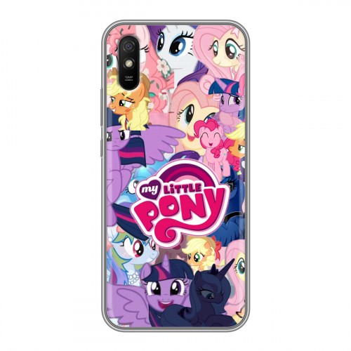 Дизайнерский силиконовый с усиленными углами чехол для Xiaomi RedMi 9A My little pony Дружба чудо