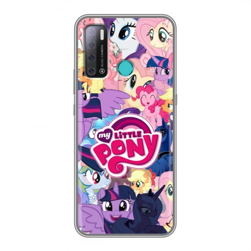Дизайнерский силиконовый с усиленными углами чехол для Tecno Pouvoir 4 My little pony Дружба чудо